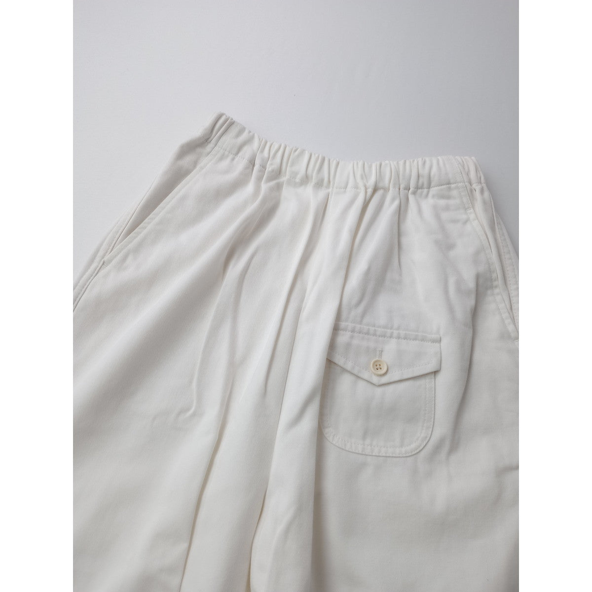 ゴーシュ カツラギ ワイドパンツ 白 【中古】