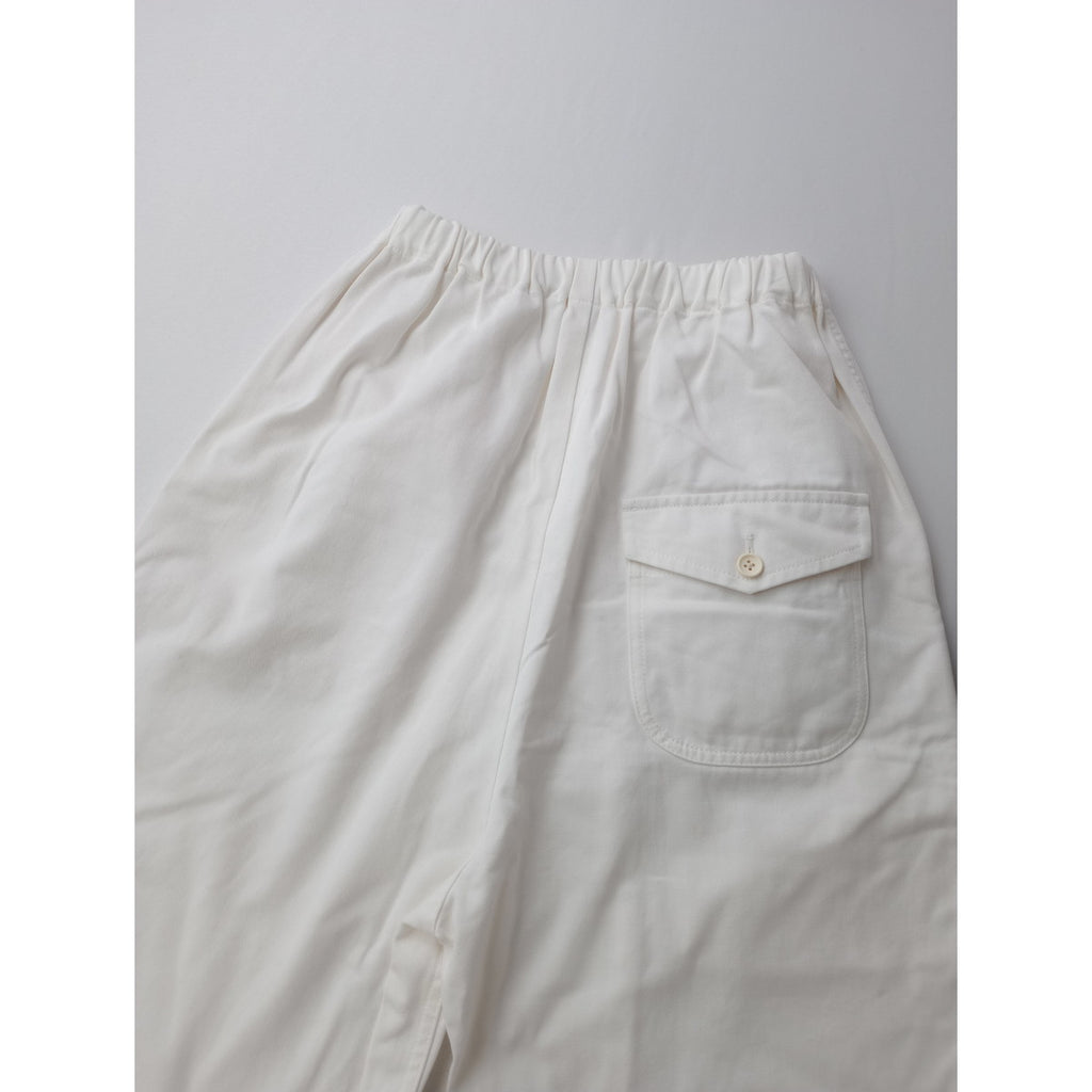 ゴーシュ カツラギ ワイドパンツ 白 【中古】