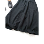 evam eva エヴァムエヴァ wool sarrouel pants ウール 毛 100％ サルエル パンツ 黒 ブラック 【中古】