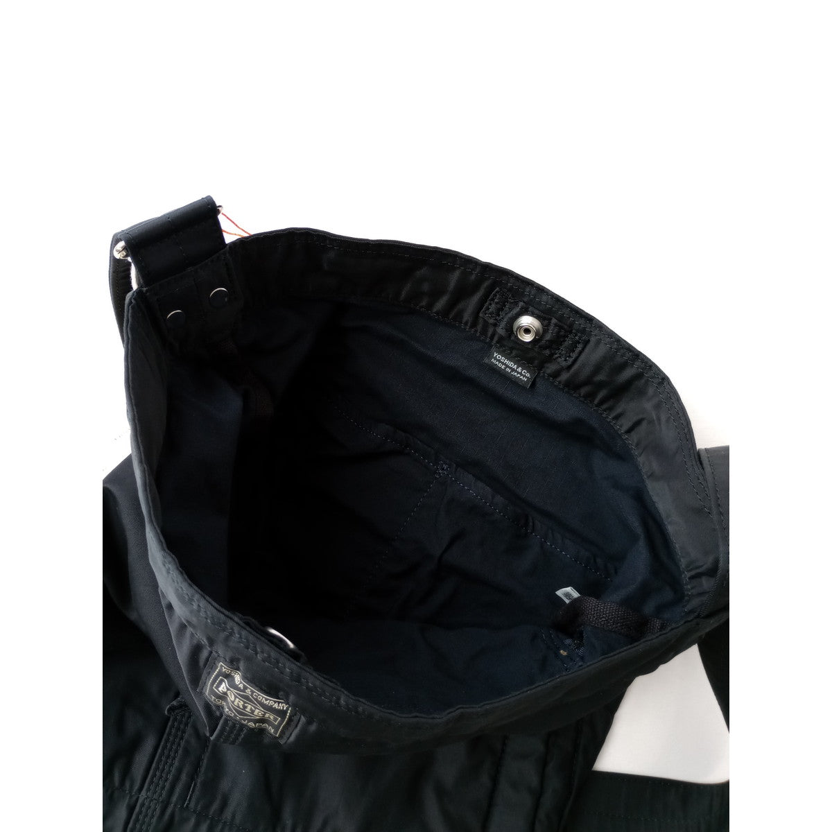 PORTER MILE ポーター マイル SHOULDER BAG ナイロンコットンツイル ショルダーバッグ 黒 ブラック【中古】
