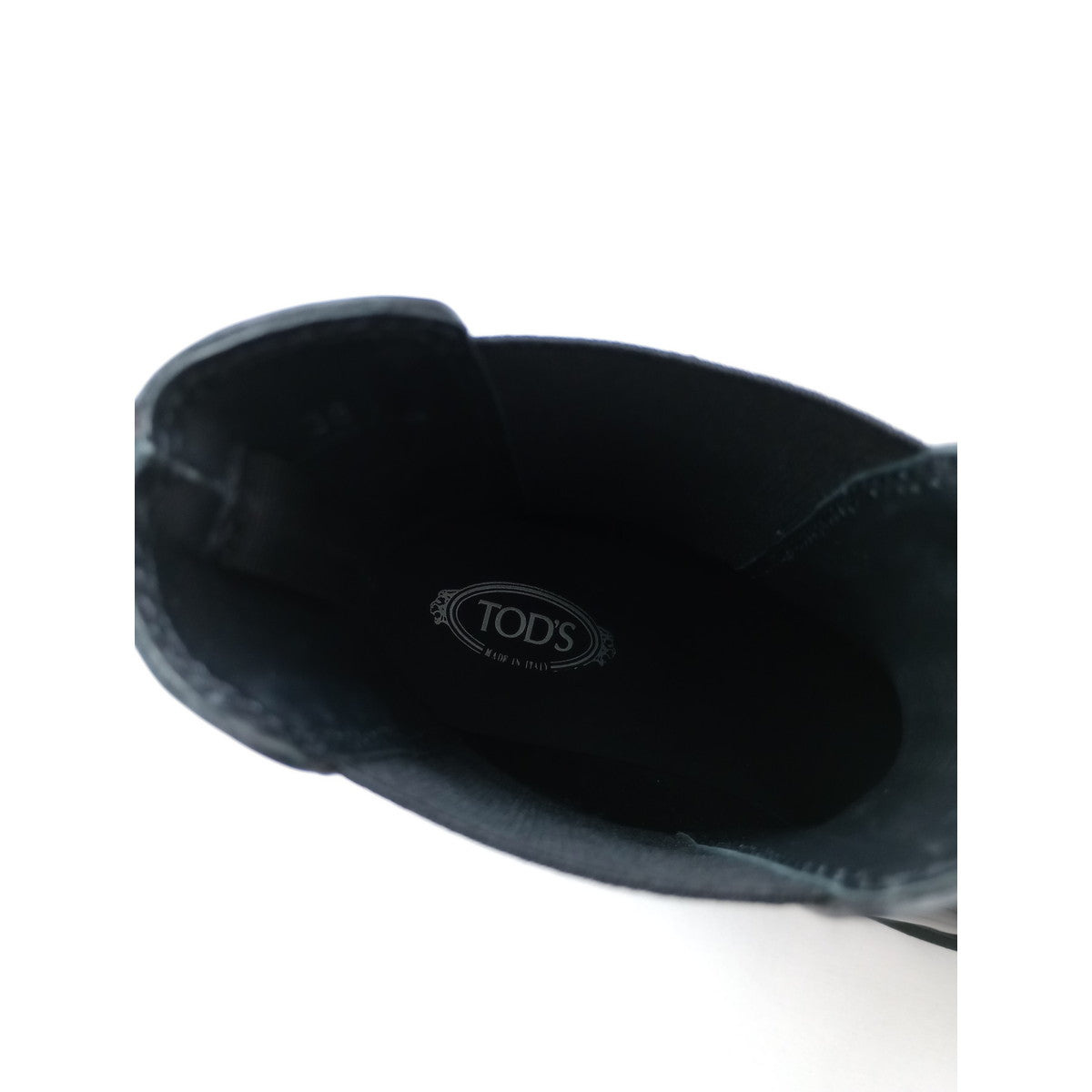 TOD'S トッズ JANEIRO ジャネイロ アンクルブーツ サイドゴア ラバーソール  黒 ブラック 【中古】