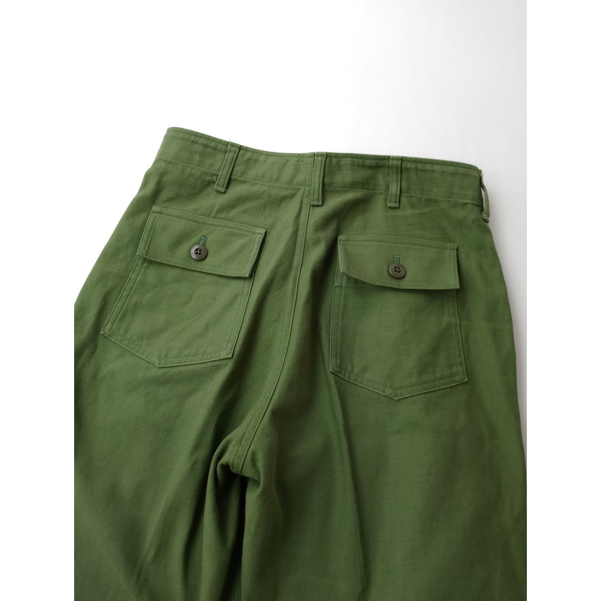 THE Shinzone ザシンゾーン BAKER PANTS コットン 綿 100％ ベイカー パンツ カーキ 38 【中古】