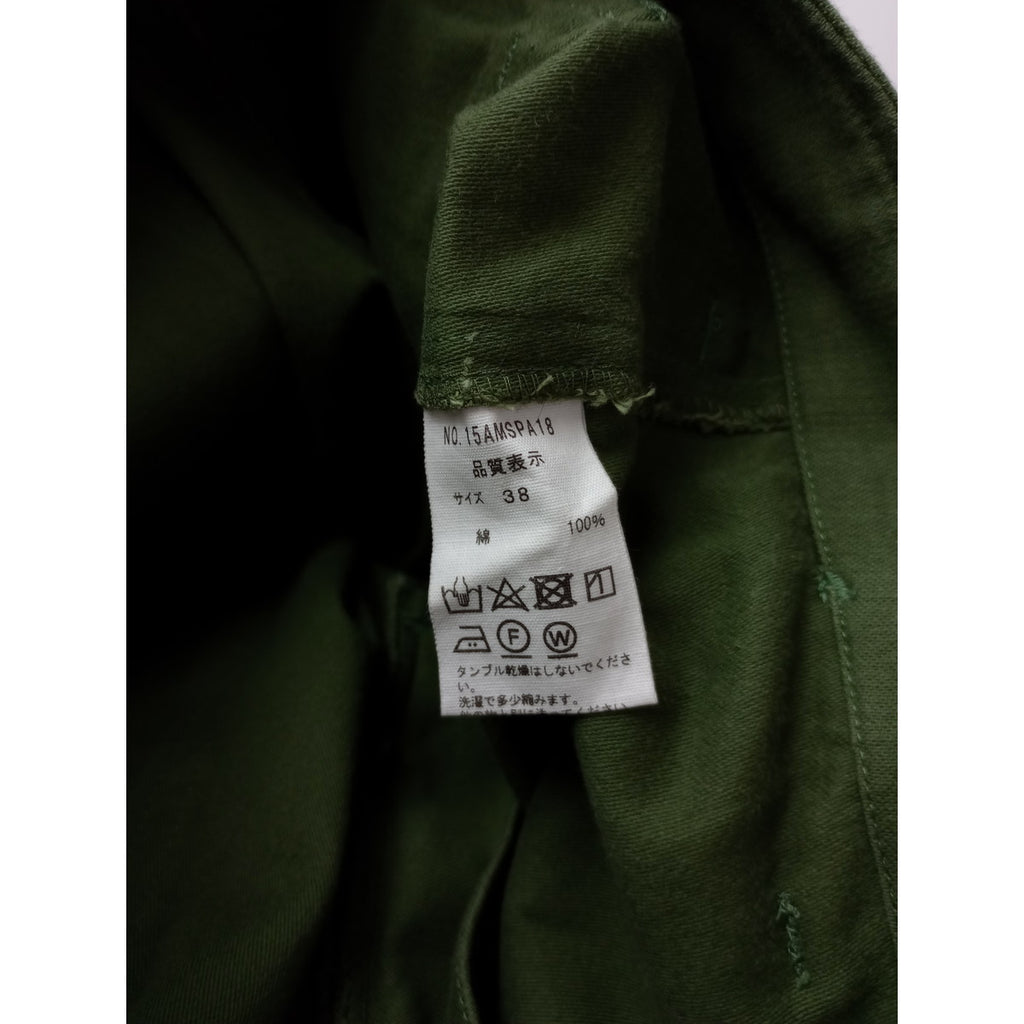 THE Shinzone ザシンゾーン BAKER PANTS コットン 綿 100％ ベイカー パンツ カーキ 38 【中古】