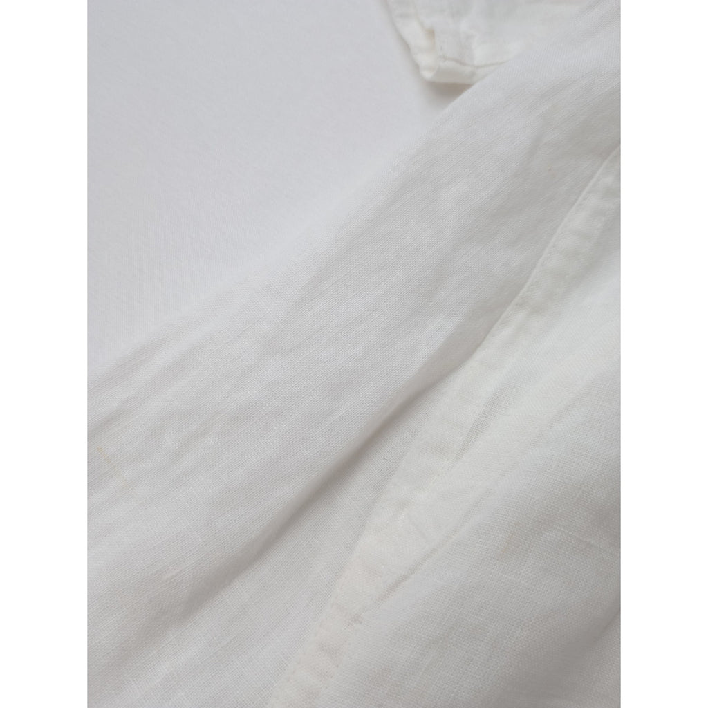 TICCA ティッカ  リネン 麻 100％ ロングワンピース 白  F 【中古】