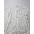 TICCA ティッカ  リネン 麻 100％ ロングワンピース 白  F 【中古】