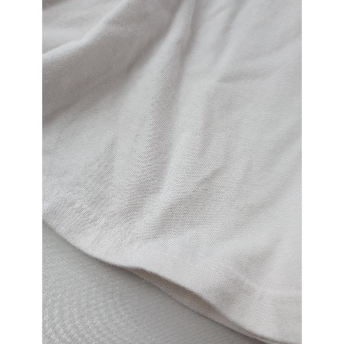 nest Robe ネストローブ 【UpcycleLino】天然染め天竺ラッフルTee フリル 半袖 Tシャツ カットソー トップス 白 F 【中古】