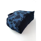 mina perhonen ミナペルホネン wolf ＆ flower パニーニバッグ ネイビー  【中古】
