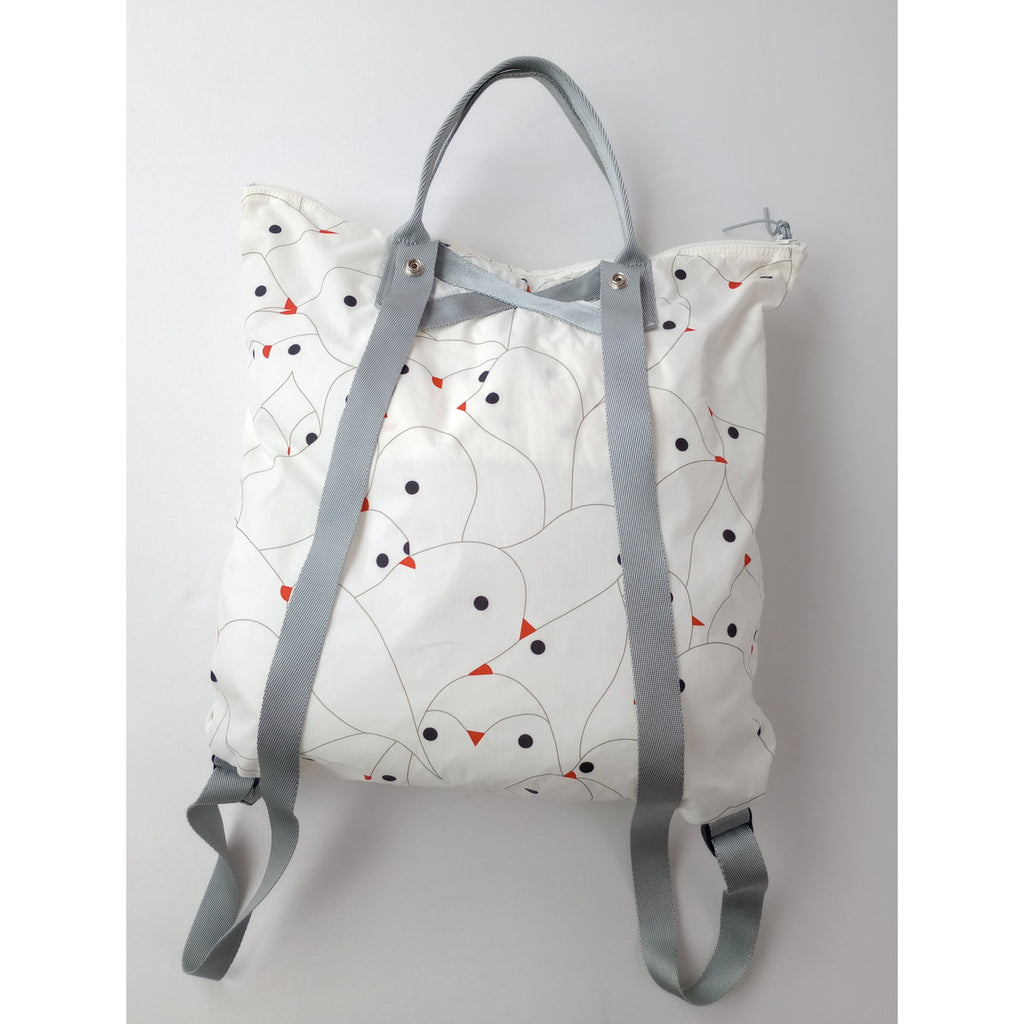 mina perhonen  ミナペルホネン ×  PORTER ポーター 2WAY TOTE BAG seafowl  トートバッグ 【中古】