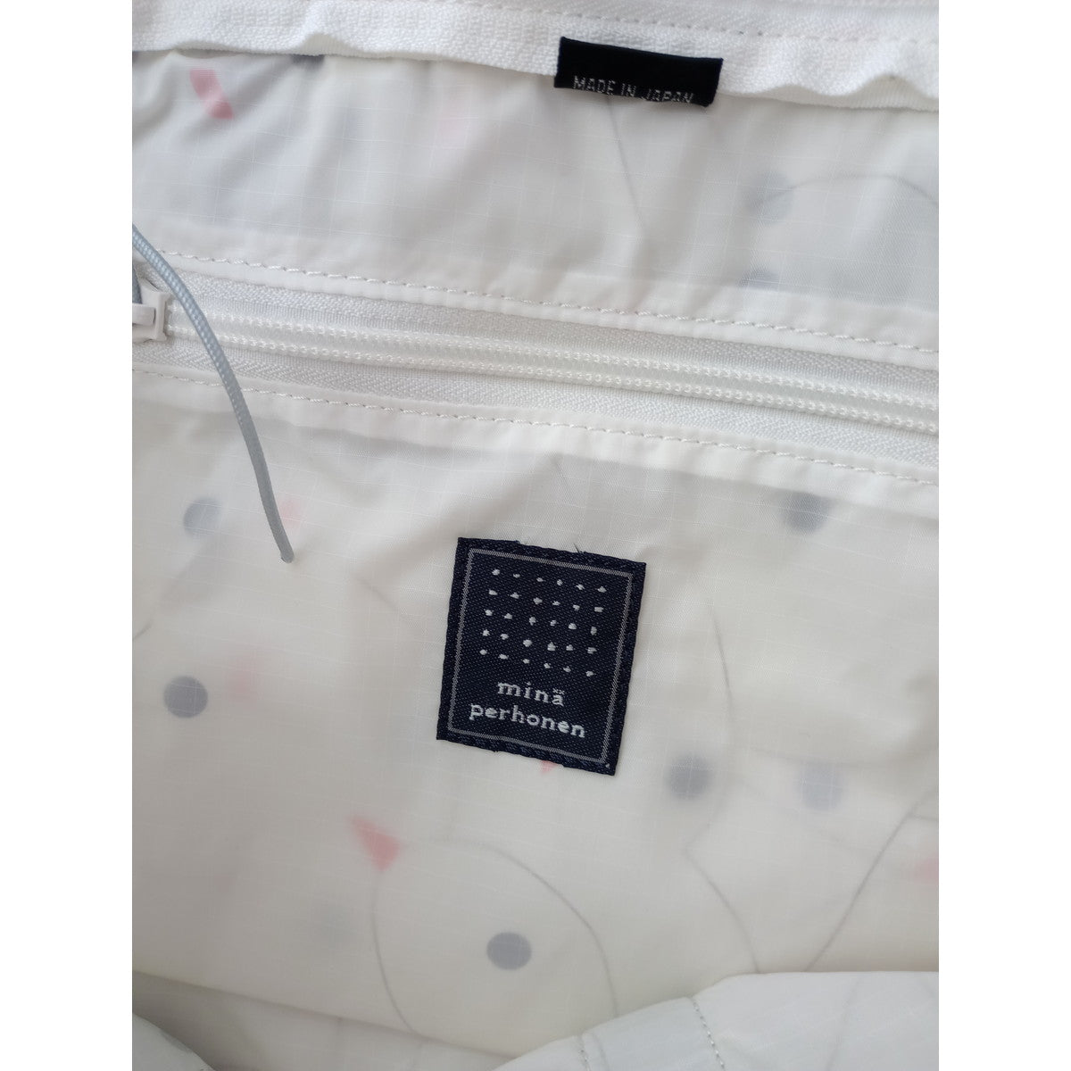 mina perhonen  ミナペルホネン ×  PORTER ポーター 2WAY TOTE BAG seafowl  トートバッグ 【中古】