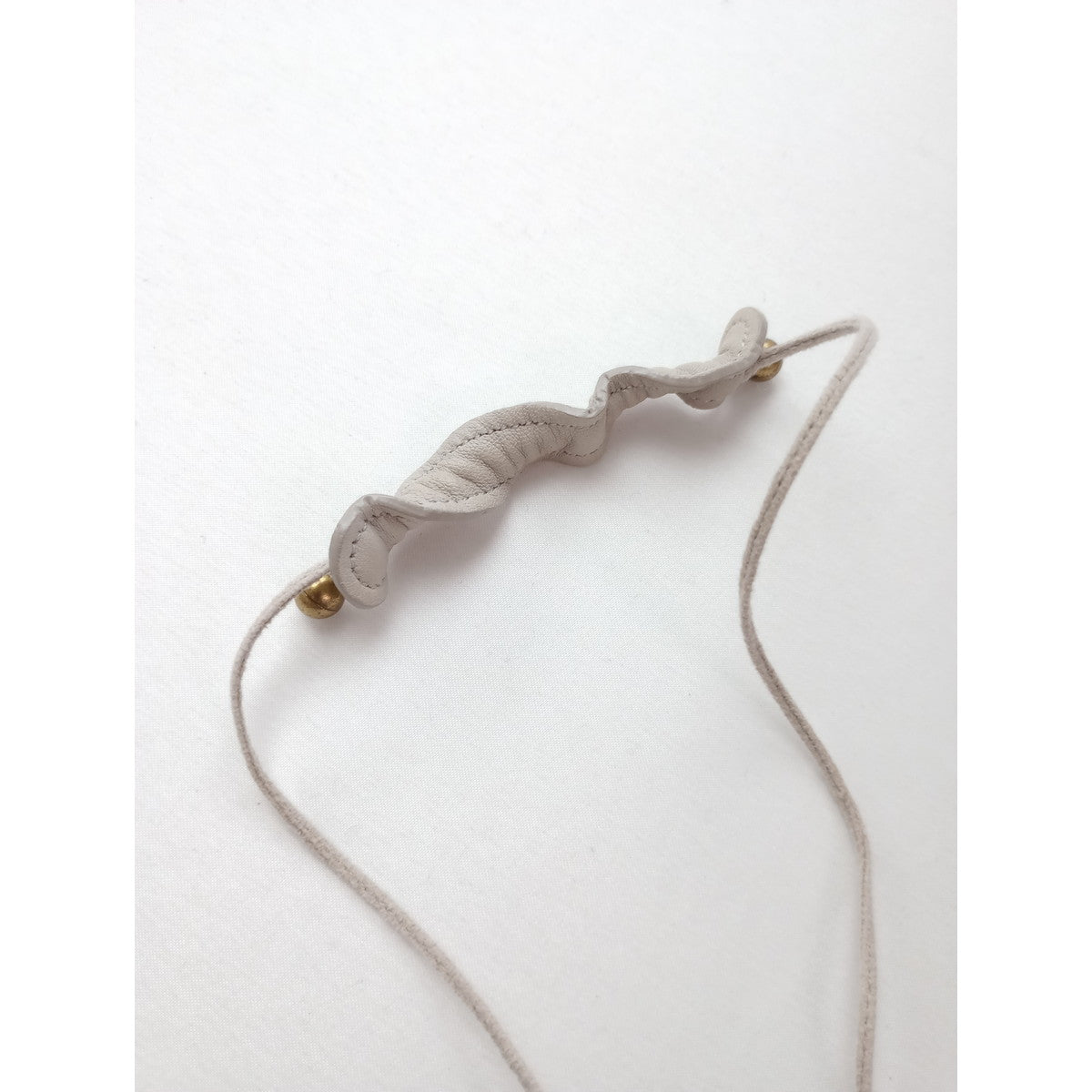 mina perhonen  ミナペルホネン flair drop pochette ドロップ ポシェット バッグ  ネイビー 【中古】