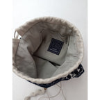 mina perhonen  ミナペルホネン flair drop pochette ドロップ ポシェット バッグ  ネイビー 【中古】