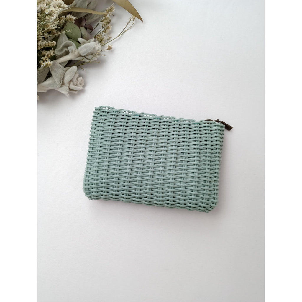 mina perhonen  ミナペルホネン  palorosa CLUTCHS クラッチバッグ Sサイズ ブルー  【中古】
