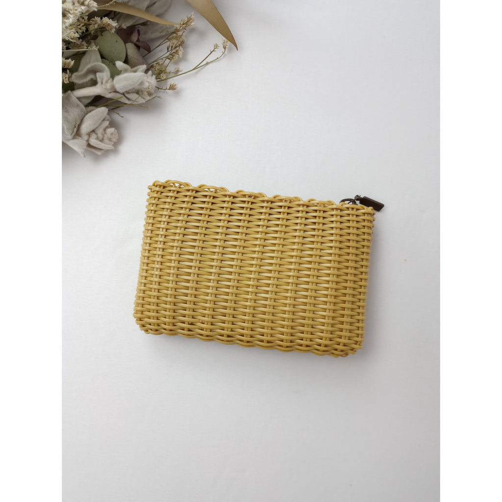 mina perhonen  ミナペルホネン  palorosa CLUTCHS クラッチバッグ Sサイズ イエロー  【中古】