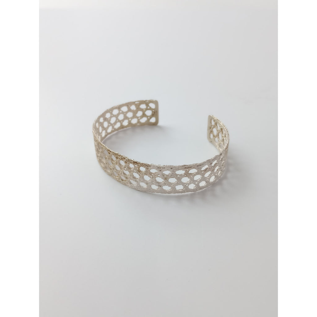 MAISON  RUBUS メゾンルーバス lace  bangle レース  バングル シルバー  ブレスレット アクセサリー 【中古】
