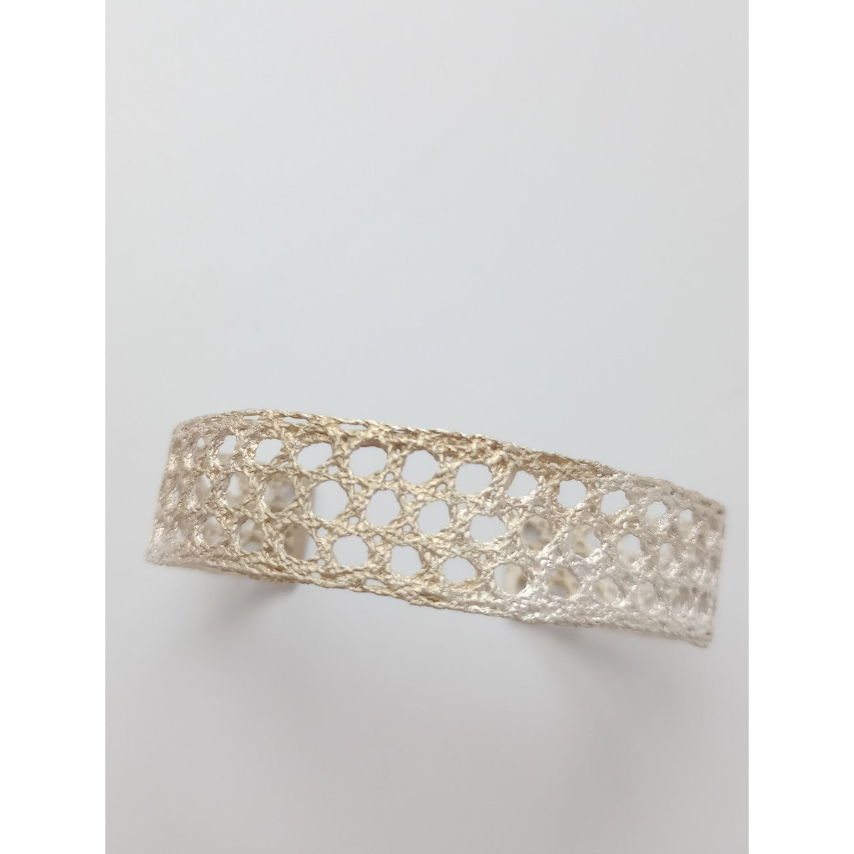 MAISON  RUBUS メゾンルーバス lace  bangle レース  バングル シルバー  ブレスレット アクセサリー 【中古】