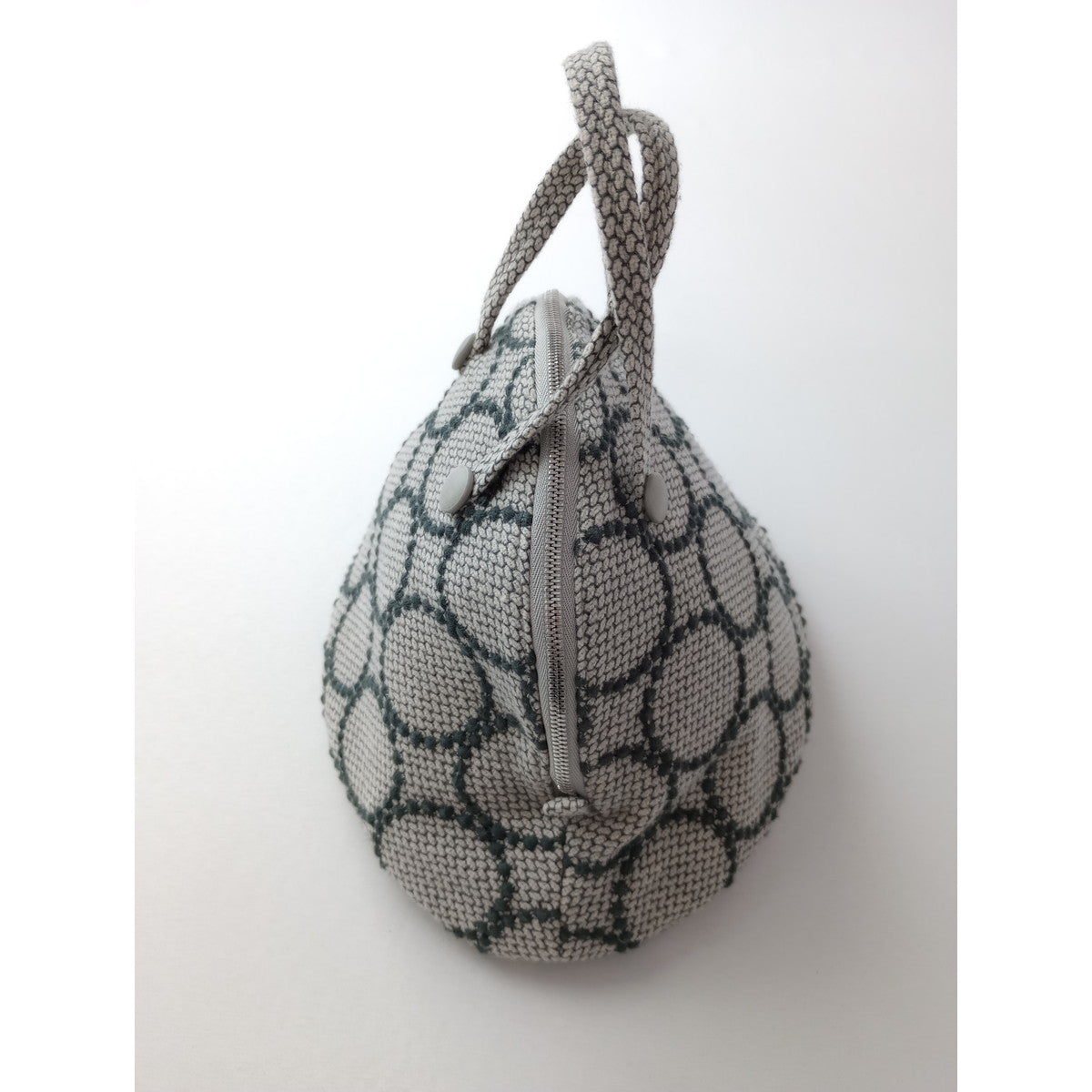 mina perhonen  ミナペルホネン bell bag タンバリン tambourine ハンドバッグ  グレー 【中古】