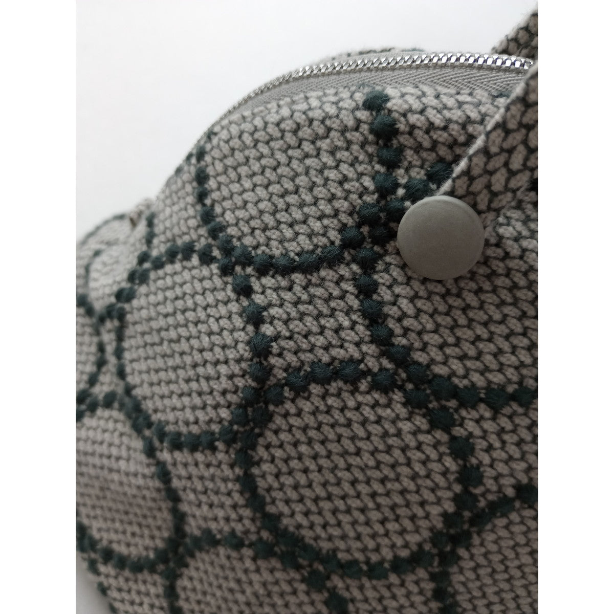 mina perhonen  ミナペルホネン bell bag タンバリン tambourine ハンドバッグ  グレー 【中古】