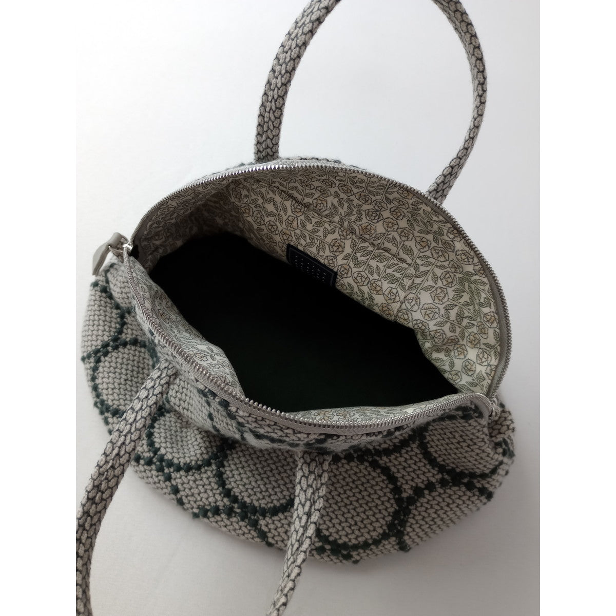 mina perhonen  ミナペルホネン bell bag タンバリン tambourine ハンドバッグ  グレー 【中古】