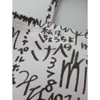 mina perhonen  ミナペルホネン  minape トートバッグ 白に近い ピンク 【中古】