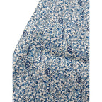 TOUJOURS トゥジュー Bandanna  Scarf 小花柄 スカーフ ブルー 【中古】