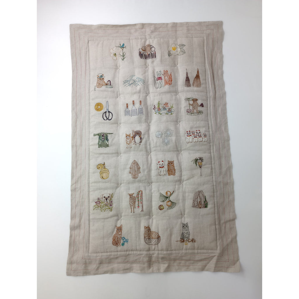 Coral ＆Tusk × 石田ゆり子 コーラルアンドタスク  about japan with love Quilt キルト  【中古】