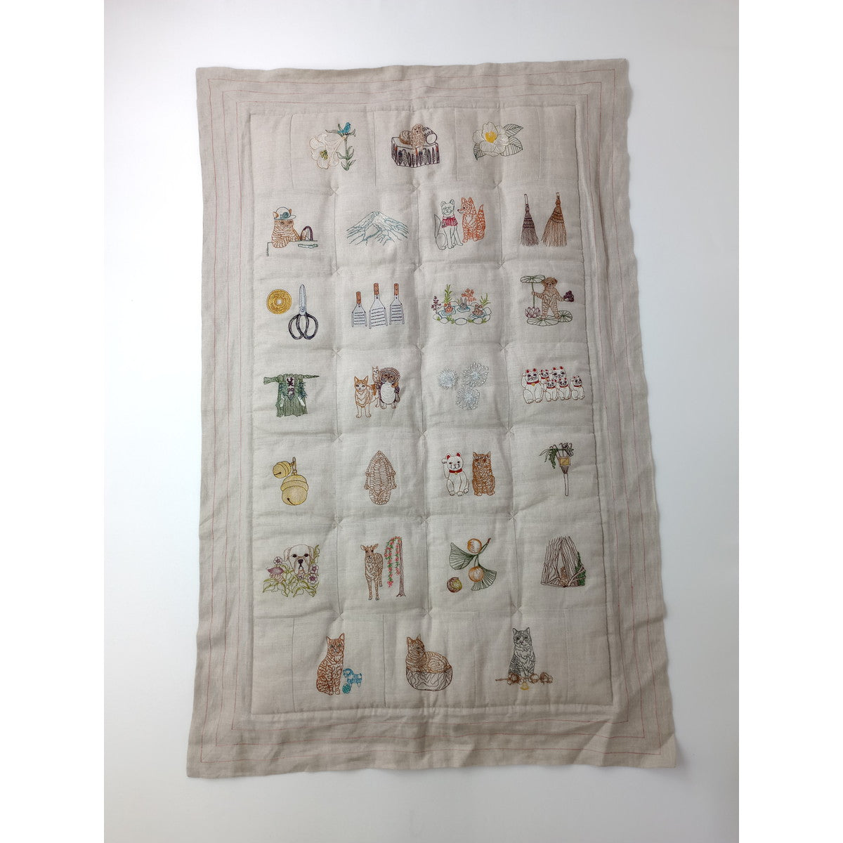 Coral ＆Tusk × 石田ゆり子 コーラルアンドタスク  about japan with love Quilt キルト  【中古】