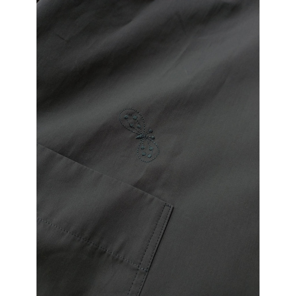 24SS  mina perhonen ミナペルホネン choucho ステンカラー ジャケット カーキ 【中古】