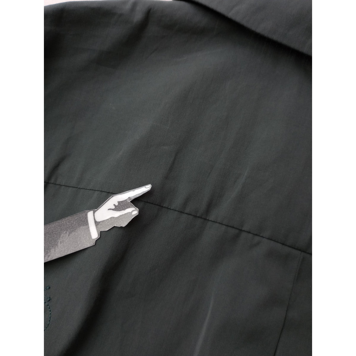 24SS  mina perhonen ミナペルホネン choucho ステンカラー ジャケット カーキ 【中古】