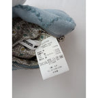 mina perhonen ミナペルホネン campagne pouch 小  タンバリン ポーチ  ブルー  【中古】
