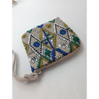mina perhonen ミナペルホネン tripple forest diamond ポーチ ベージュ 【中古】
