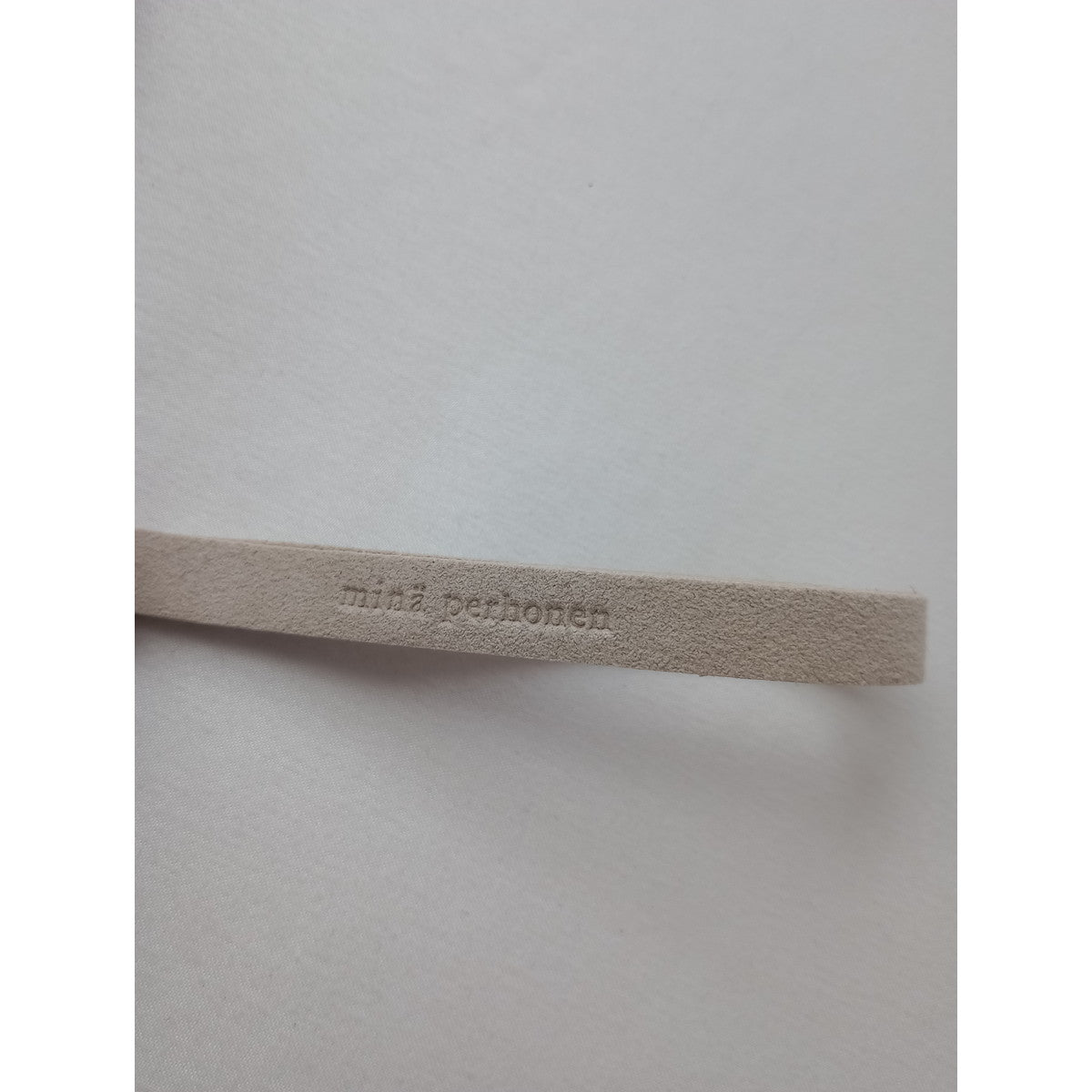 mina perhonen ミナペルホネン tripple forest diamond ポーチ ベージュ 【中古】
