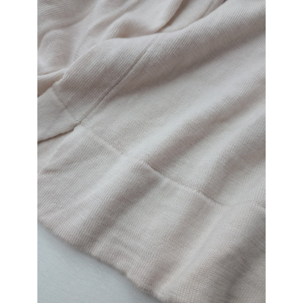 24AW MARGARET HOWELL マーガレット・ハウエル FINE WOOL 長袖  ニット トップス  ライトピンク 2【中古】