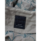 mina perhonen  ミナペルホネン mela   mela 刺繍 ノースリーブ ワンピース 36  ライトグレー  【中古】