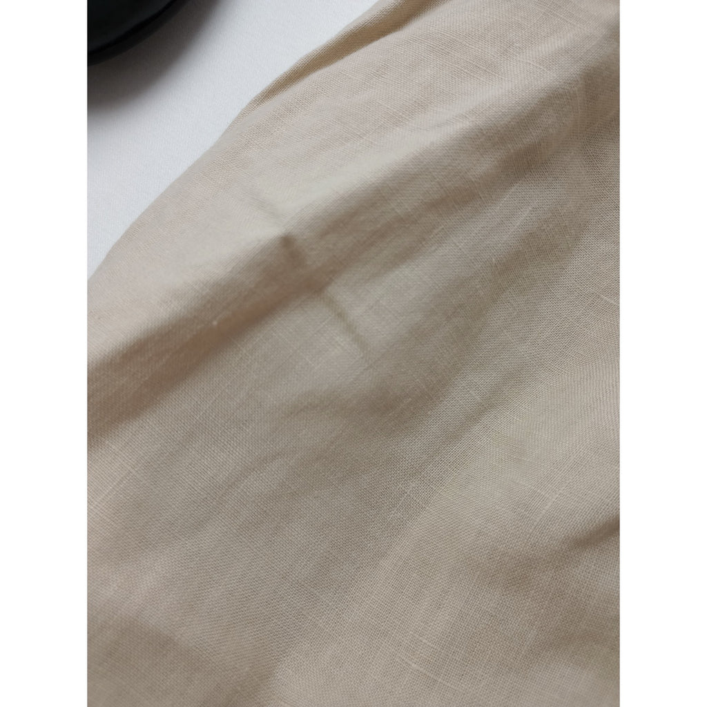KAPITAL キャピタル ソフトリネンフィッシャーマンズラグランワンピース ライトベージュ XS  【中古】