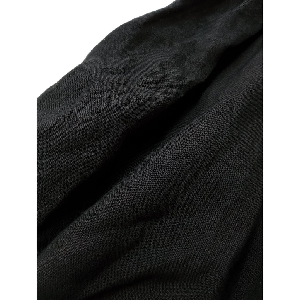 nest Robe ネストローブ リネンレース付ワンピース ノースリーブ 黒 ブラック 【中古】