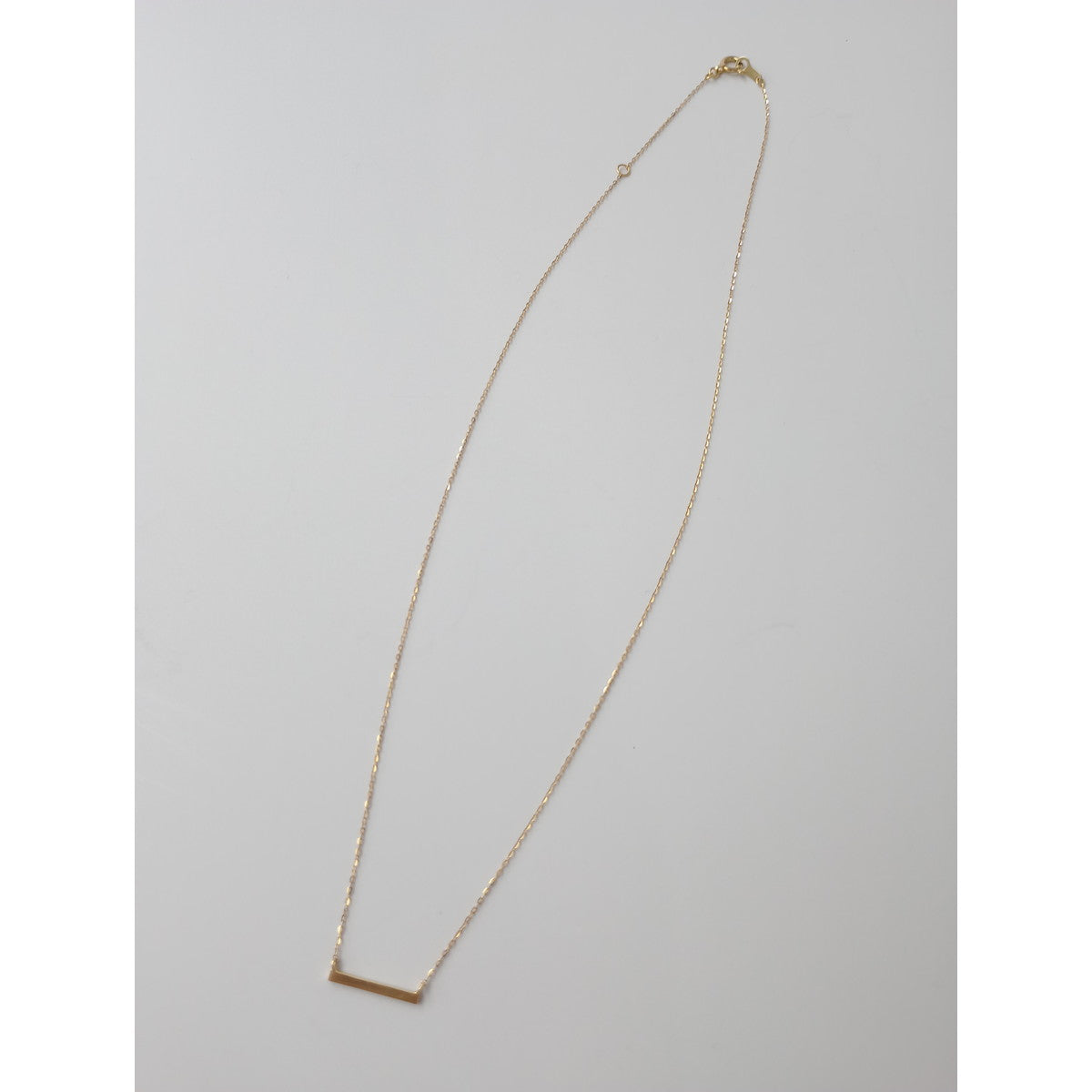 ete エテ  レイヤーバー K18 ネックレス  ゴールド  アクセサリー 【中古】