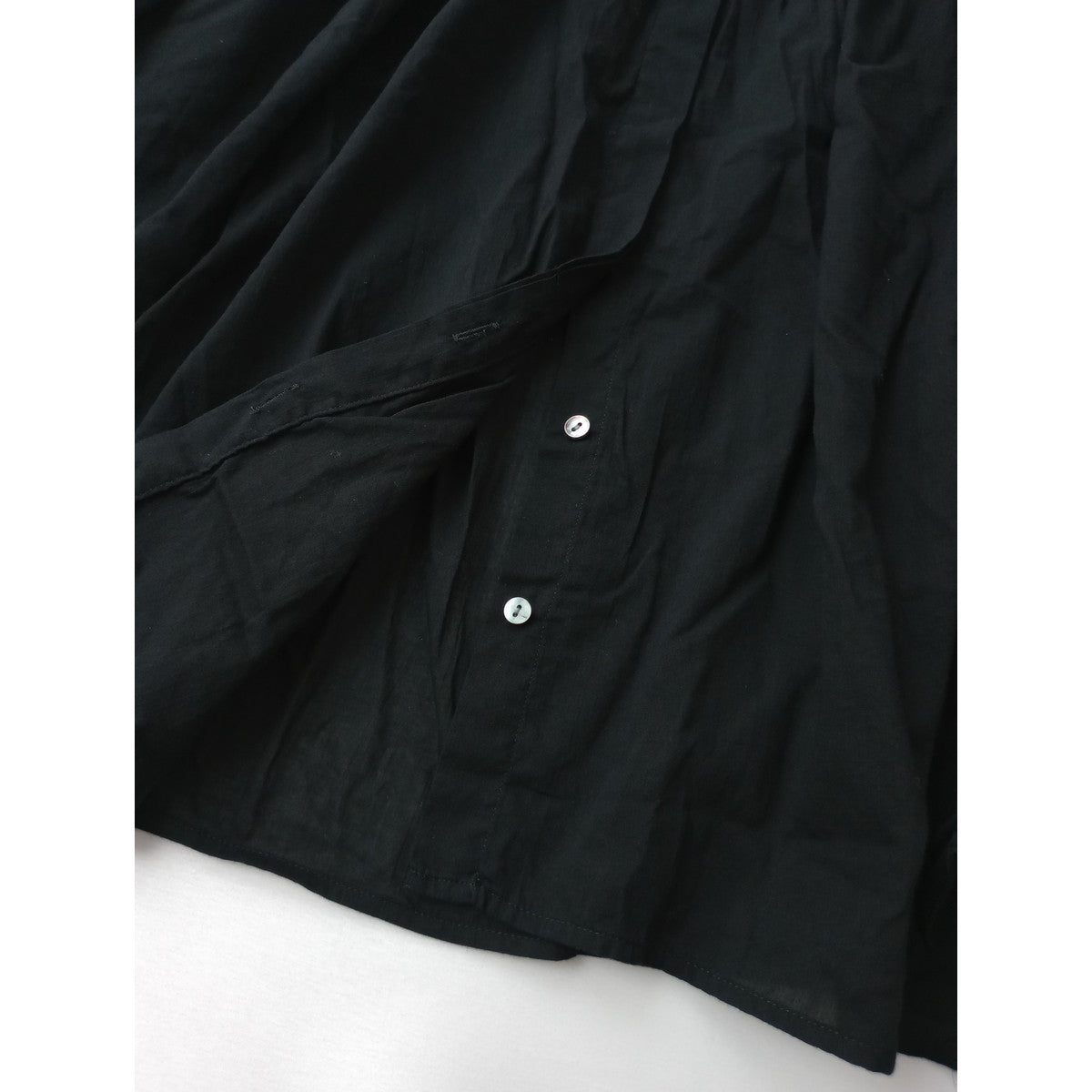 ikkuna suzuki takayuki イクナ スズキタカユキ puff-sleeveblouse パフスリーブ ブラウス トップス  黒 ブラック 1 【中古】