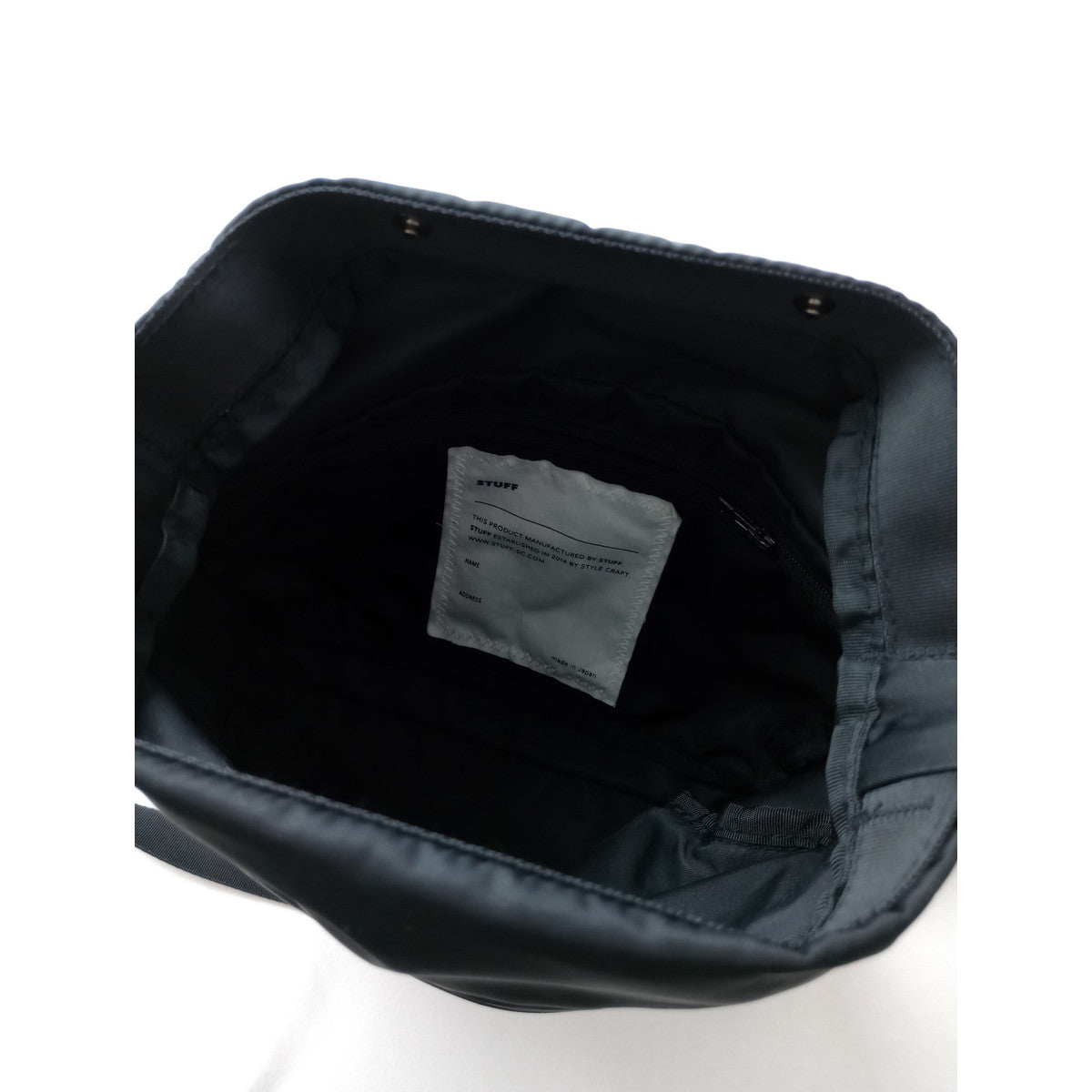 STYLE CRAFT  スタイルクラフト STUFF スプリングショルダー バッグ 黒 ブラック 【中古】