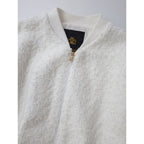 Drawer ドゥロワー RESORT1 ホワイト ファンシーツイードブルゾン  ジャケット  白 38  【中古】