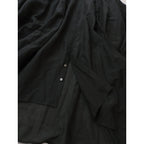 26SS suzuki takayuki スズキタカユキ petal blouse コットン シルク パネル ブラウス シャツ 長袖 黒 ブラック 【中古】