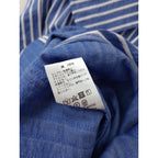 TICCA  ティッカ  キーネック 半袖 ワンピース  ストライプ  ブルー 【中古】