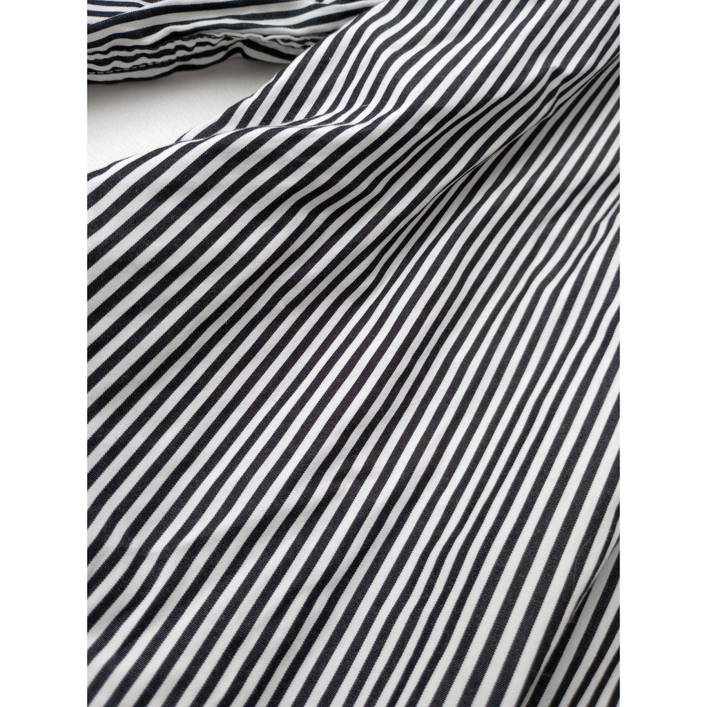 Americana  アメリカーナ  ストライプ  ロング  シャツ ワンピース  白黒  【中古】