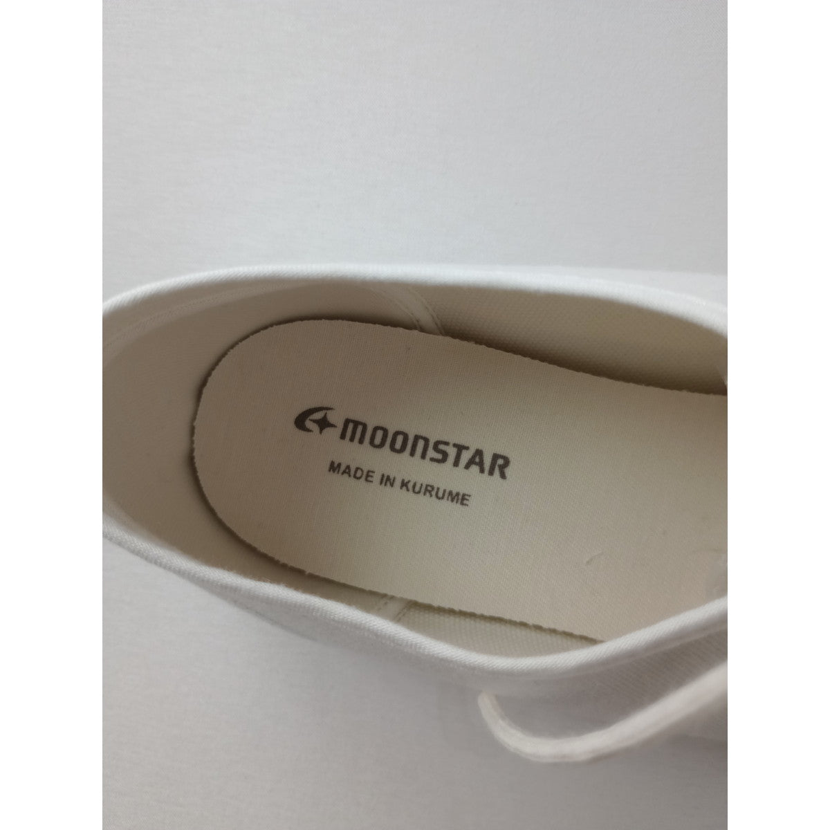 新品  Moonstar ムーンスター FINE VULCANIZED LITE UBAL WHITE スニーカー 白 ホワイト  靴 24