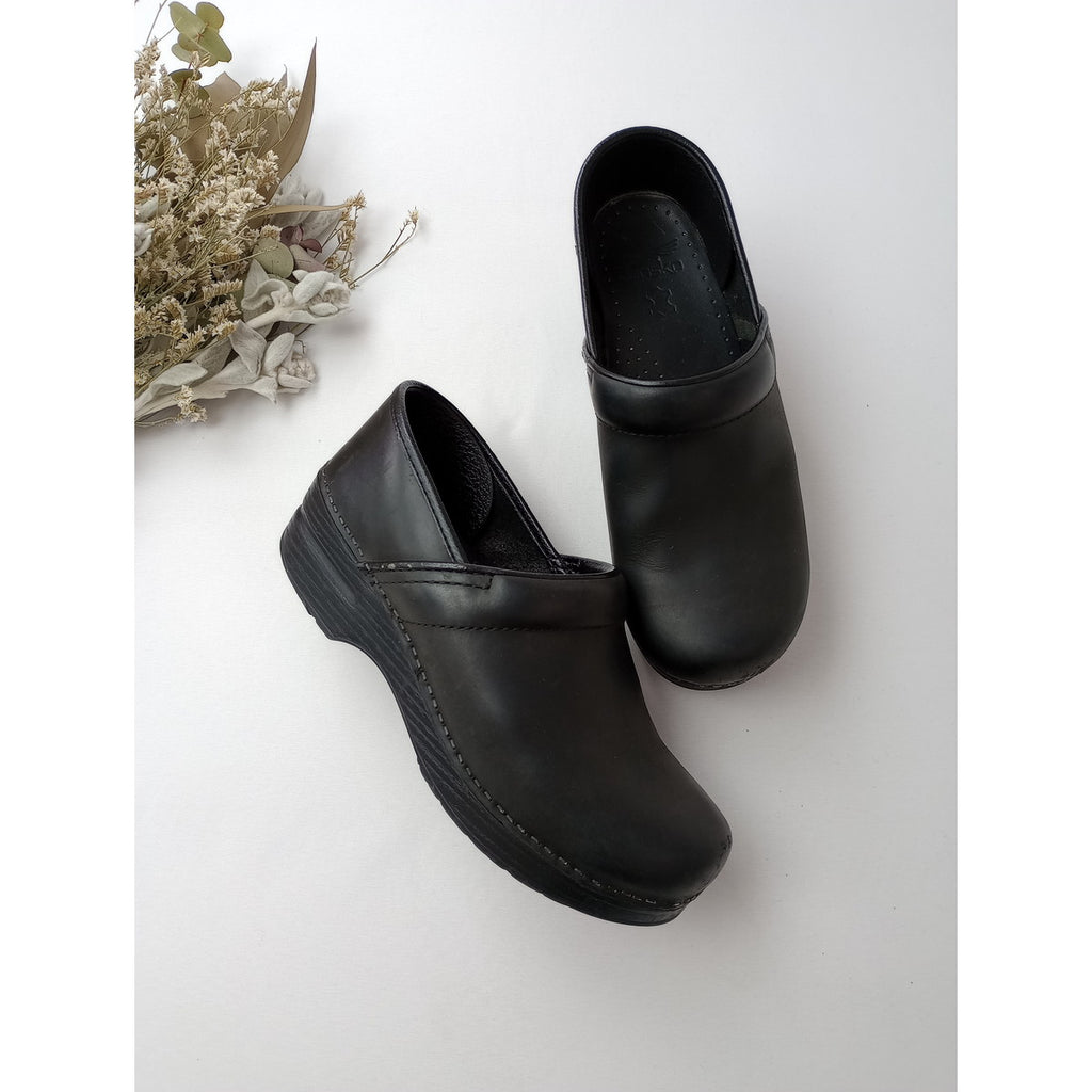 dansko ダンスコ プロフェッショナル サボ シューズ 黒 ブラック 【中古】