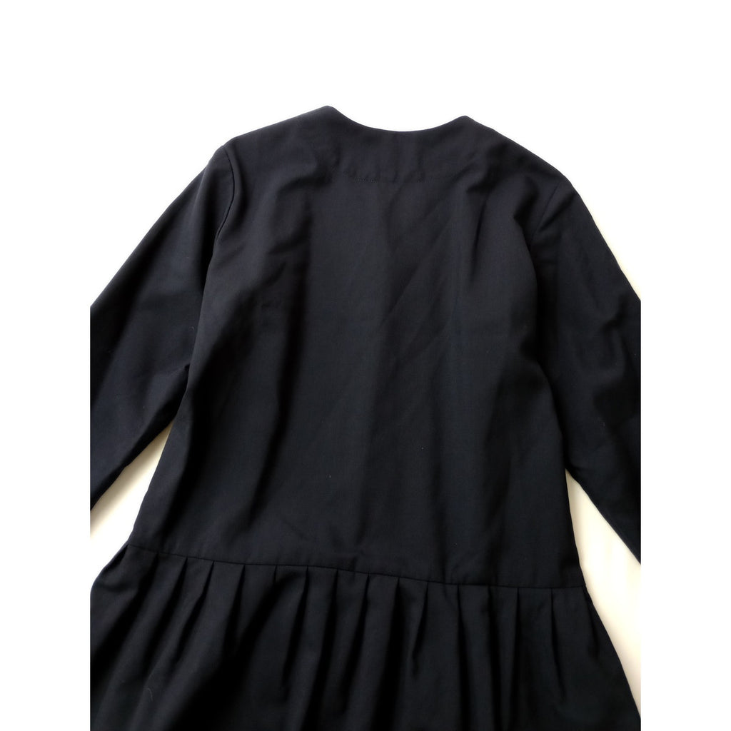 ateliernaruse アトリエナルセ  kurumi button formal one-piece くるみボタン フォーマル ワンピース  ネイビー  38 【中古】