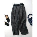 24SS quitan キタン リネン コットン パンツ グレー  0 【中古】