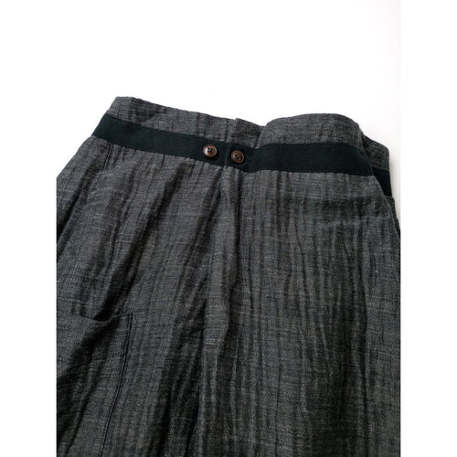 24SS quitan キタン リネン コットン パンツ グレー  0 【中古】