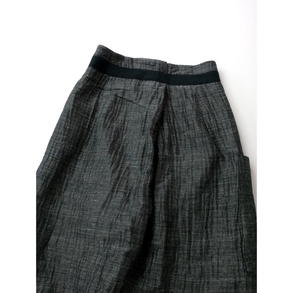24SS quitan キタン リネン コットン パンツ グレー  0 【中古】