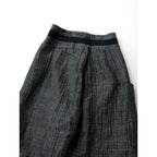 24SS quitan キタン リネン コットン パンツ グレー  0 【中古】