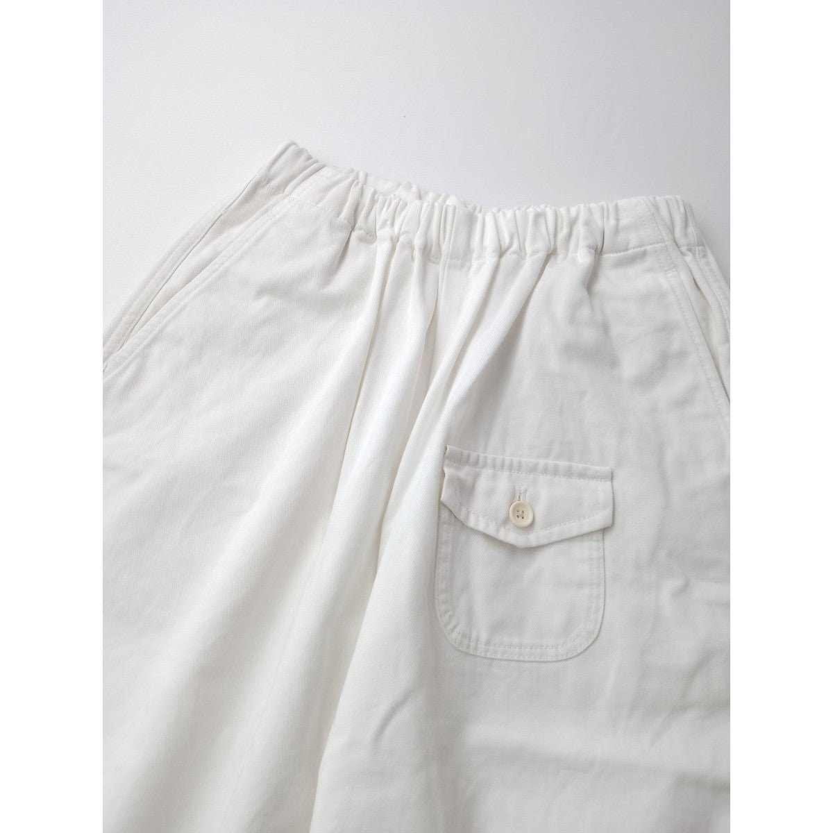 ゴーシュ  カツラギ ワイド パンツ 白  2 【中古】